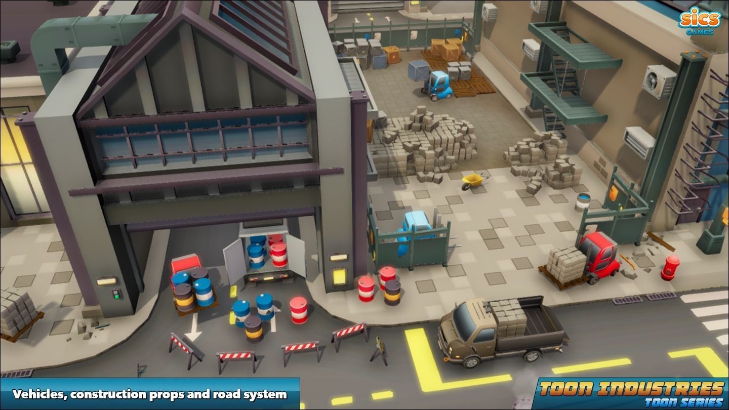 Toon Industries Low-poly 3D model_5