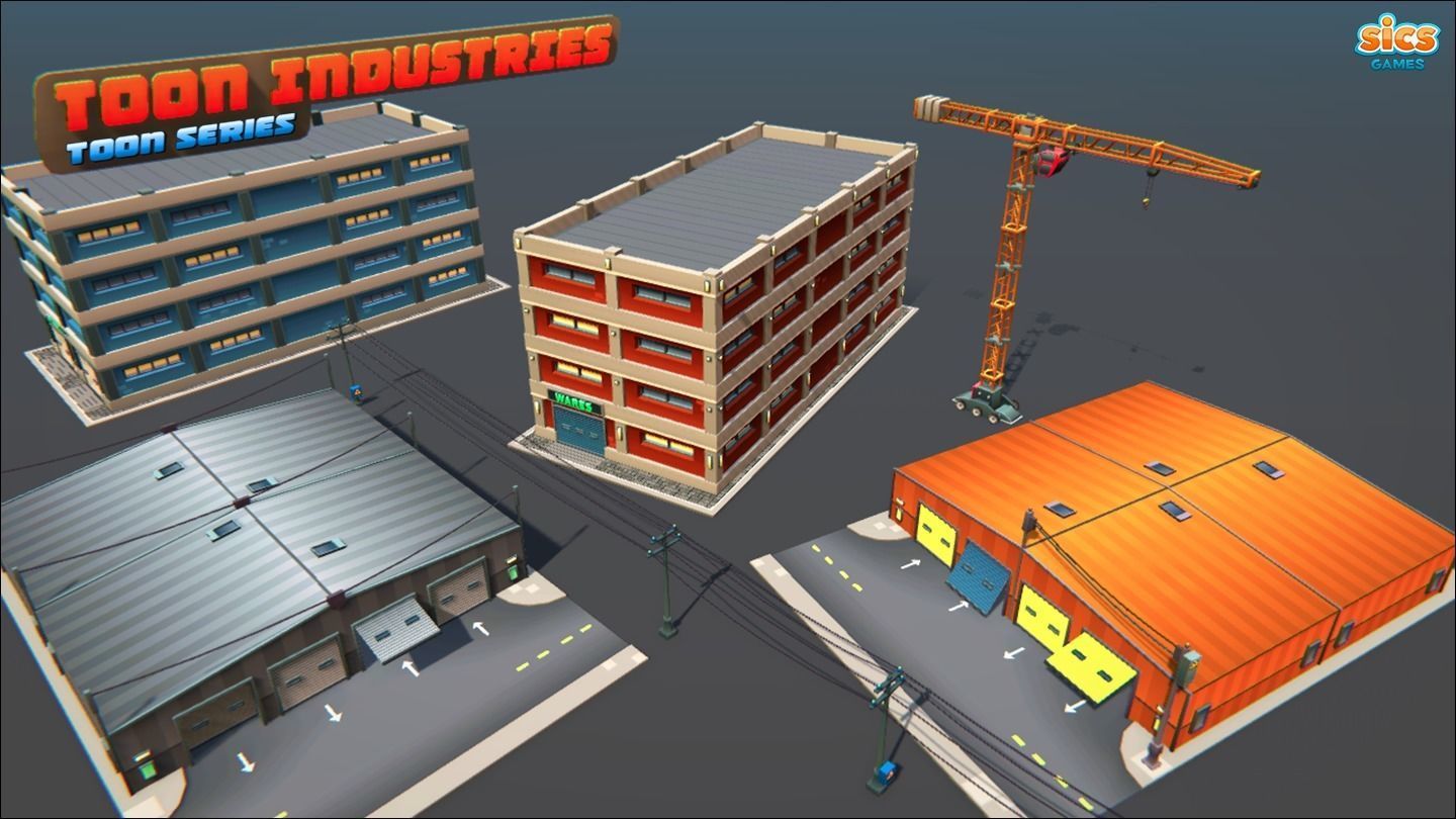 Toon Industries Low-poly 3D model_18