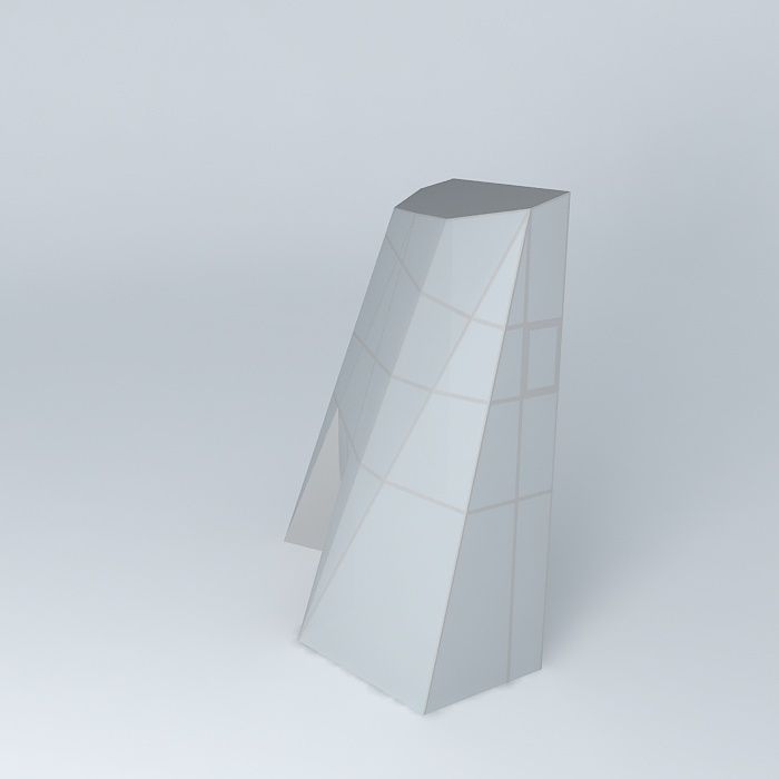 Entrance box Free 3D model_2