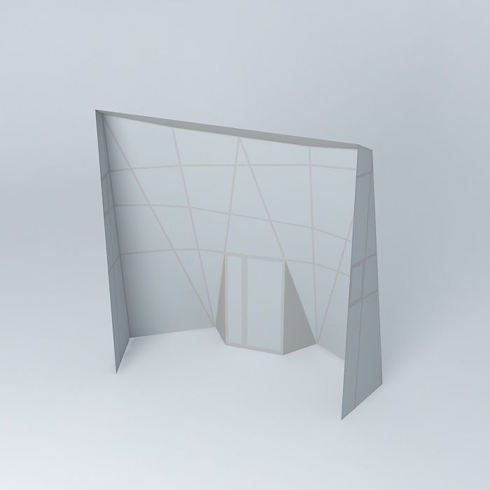 Entrance box Free 3D model_1