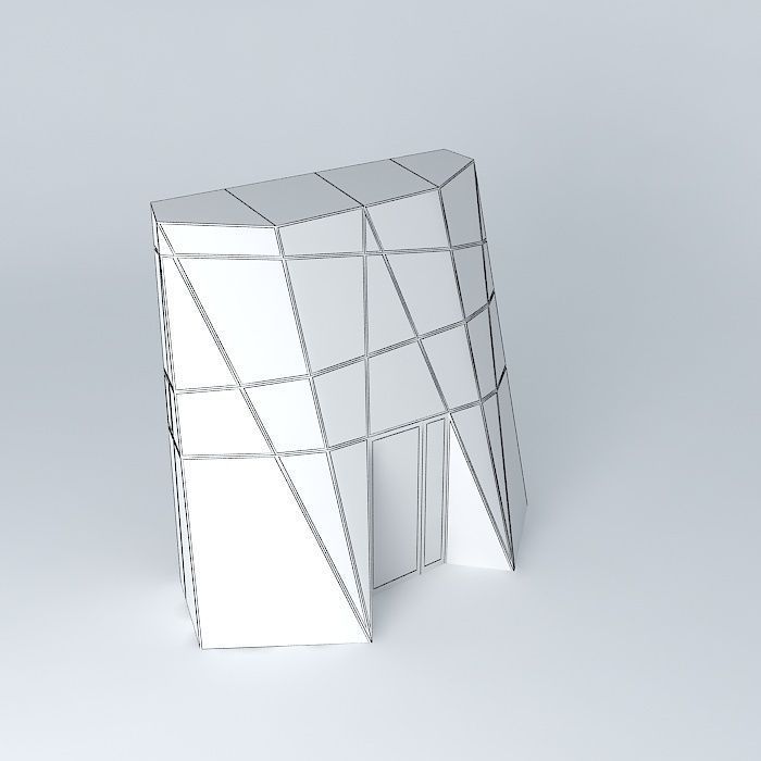 Entrance box Free 3D model_3