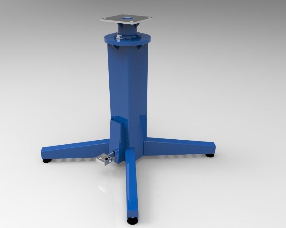 4-position indexed rotating base 3D model_0