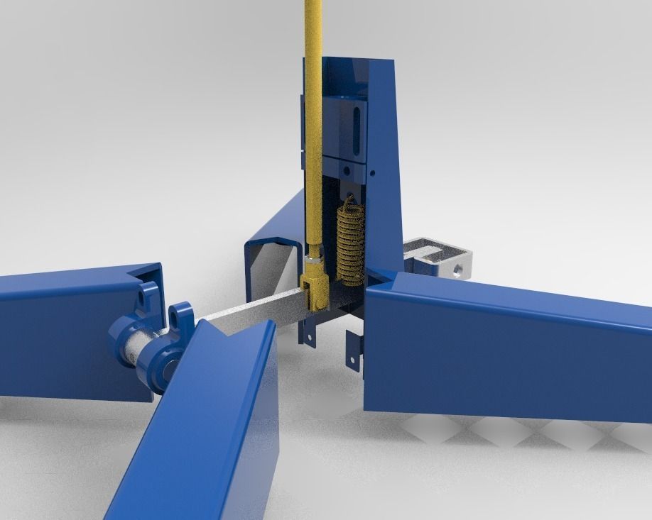 4-position indexed rotating base 3D model_5