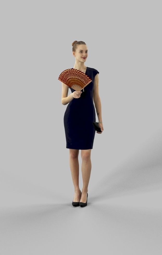 10x Woman Man Casual People Vol01 Scanned 3D Model Collection_36