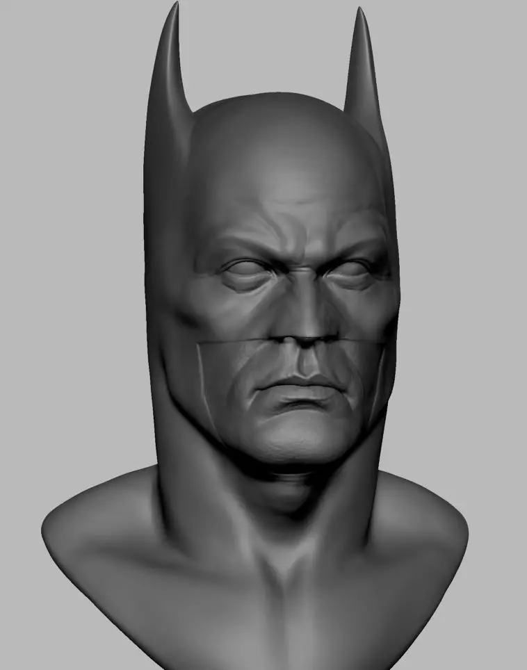 Batman Head Printable 3D print model