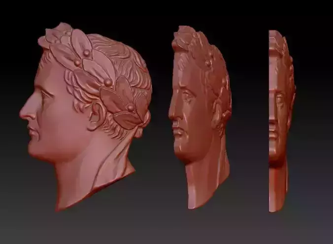 Emperor Augustus ztl stl 3D print model