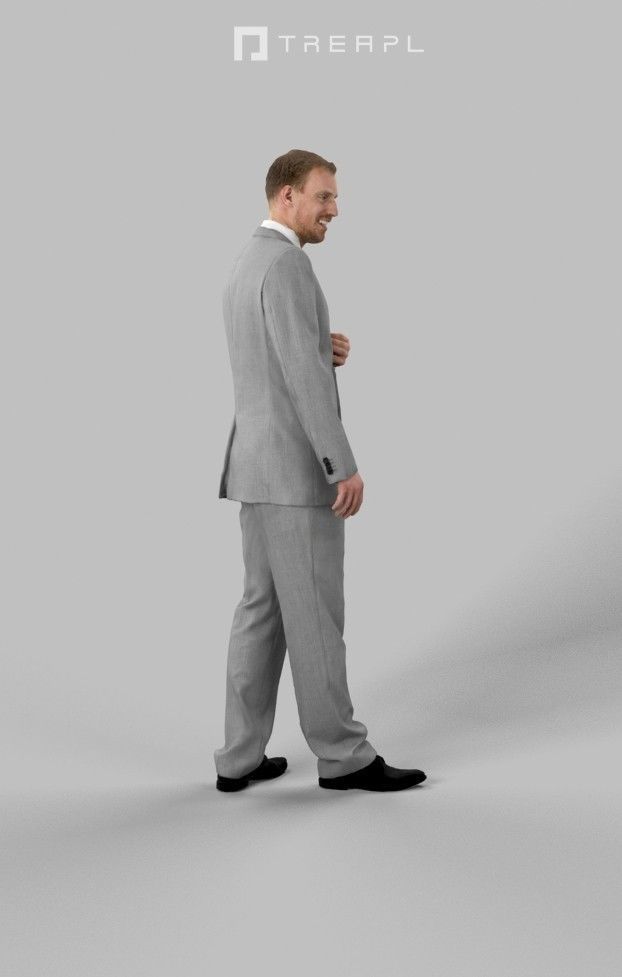 10x Business Man Woman People Scanned Volume01 3D Model Collection_77