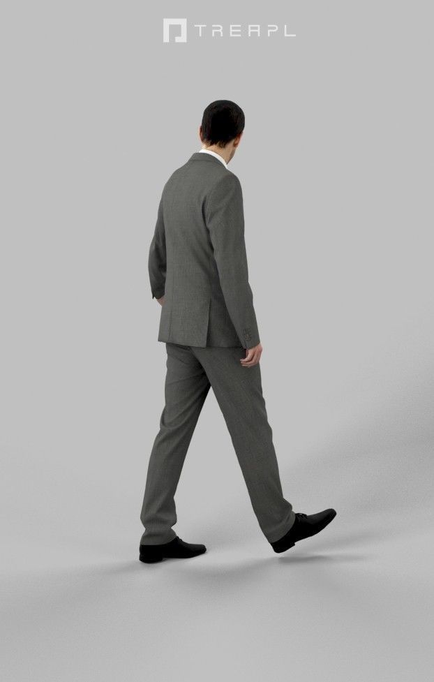 10x Business Man Woman People Scanned Volume01 3D Model Collection_4