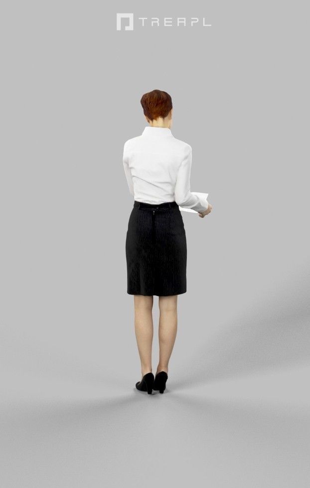 10x Business Man Woman People Scanned Volume01 3D Model Collection_20