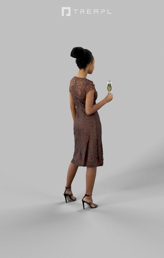 10x Woman Man Elegant Celebrating Vol01 Scanned 3D Model Collection_12