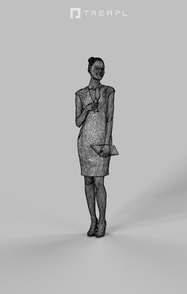 10x Woman Man Elegant Celebrating Vol01 Scanned 3D Model Collection_72