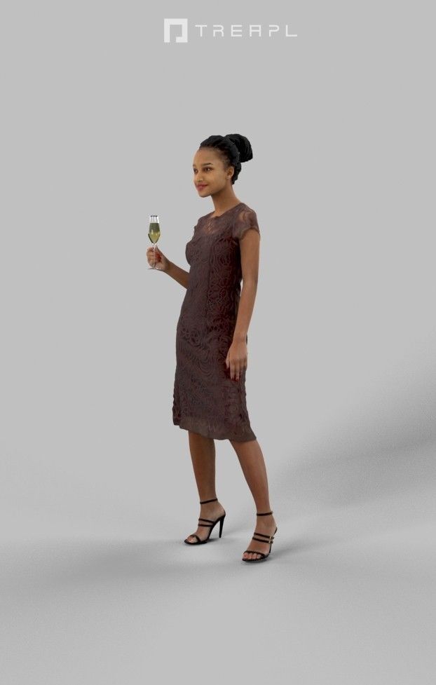 10x Woman Man Elegant Celebrating Vol01 Scanned 3D Model Collection_14