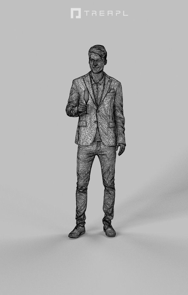 10x Woman Man Elegant Celebrating Vol01 Scanned 3D Model Collection_87