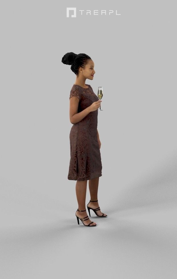 10x Woman Man Elegant Celebrating Vol01 Scanned 3D Model Collection_10