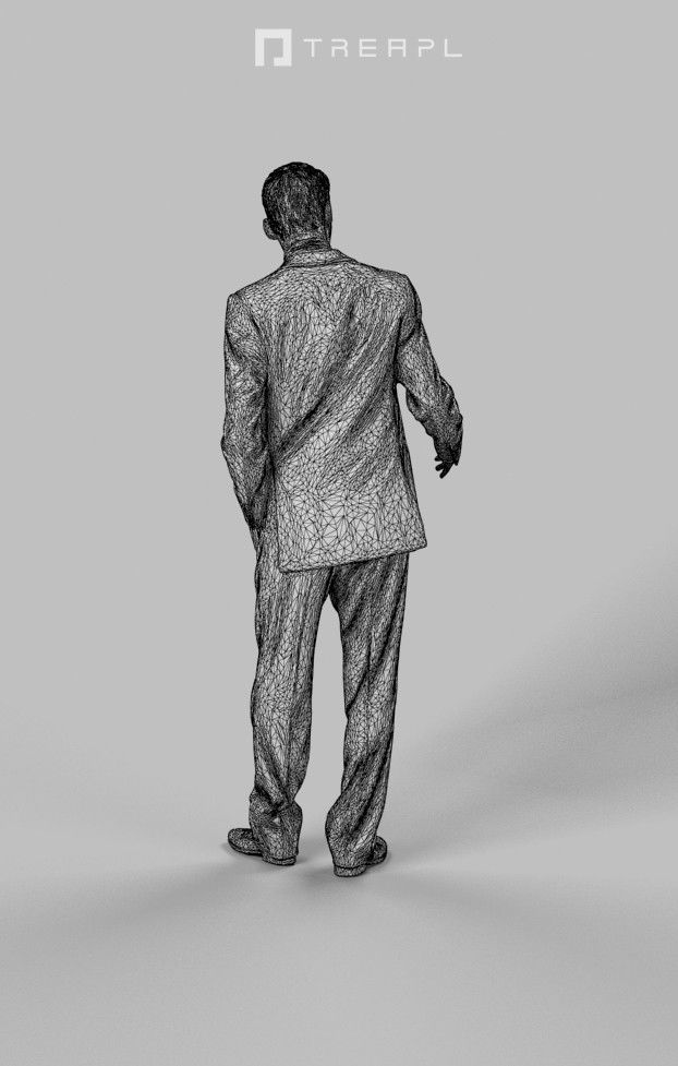 10x Woman Man Elegant Celebrating Vol01 Scanned 3D Model Collection_36