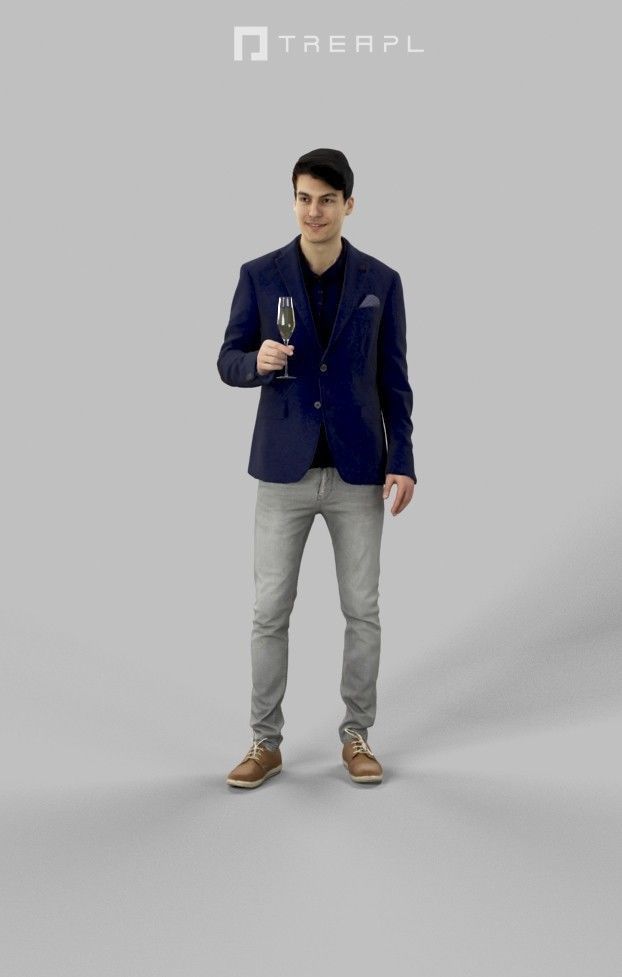 10x Woman Man Elegant Celebrating Vol01 Scanned 3D Model Collection_82