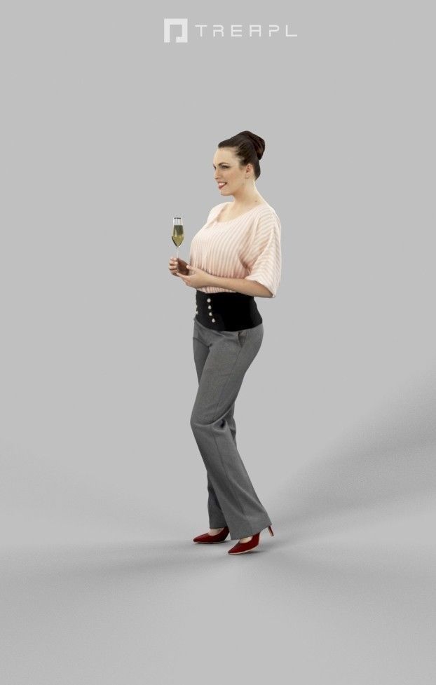 10x Woman Man Elegant Celebrating Vol01 Scanned 3D Model Collection_20