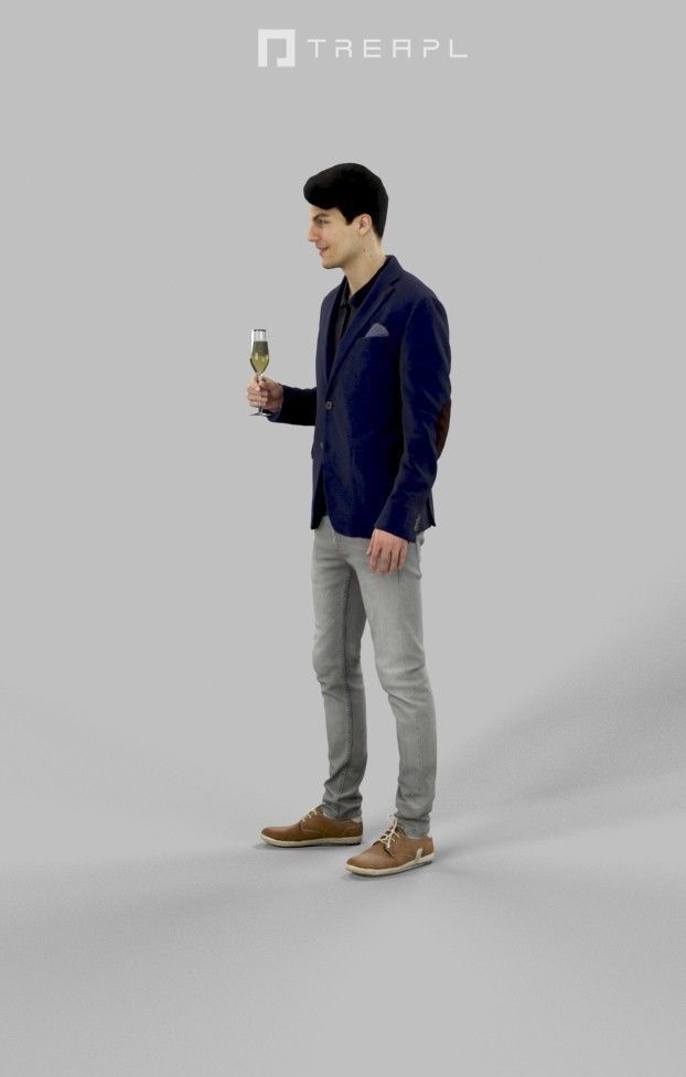 10x Woman Man Elegant Celebrating Vol01 Scanned 3D Model Collection_84