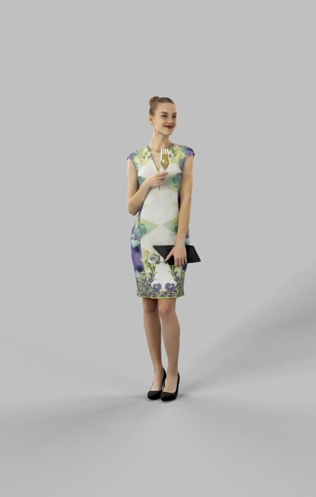 10x Woman Man Elegant Celebrating Vol01 Scanned 3D Model Collection_66