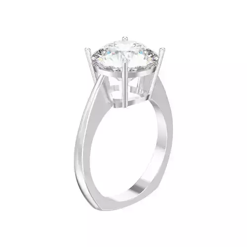 simple solitaire ring with one gemstone 