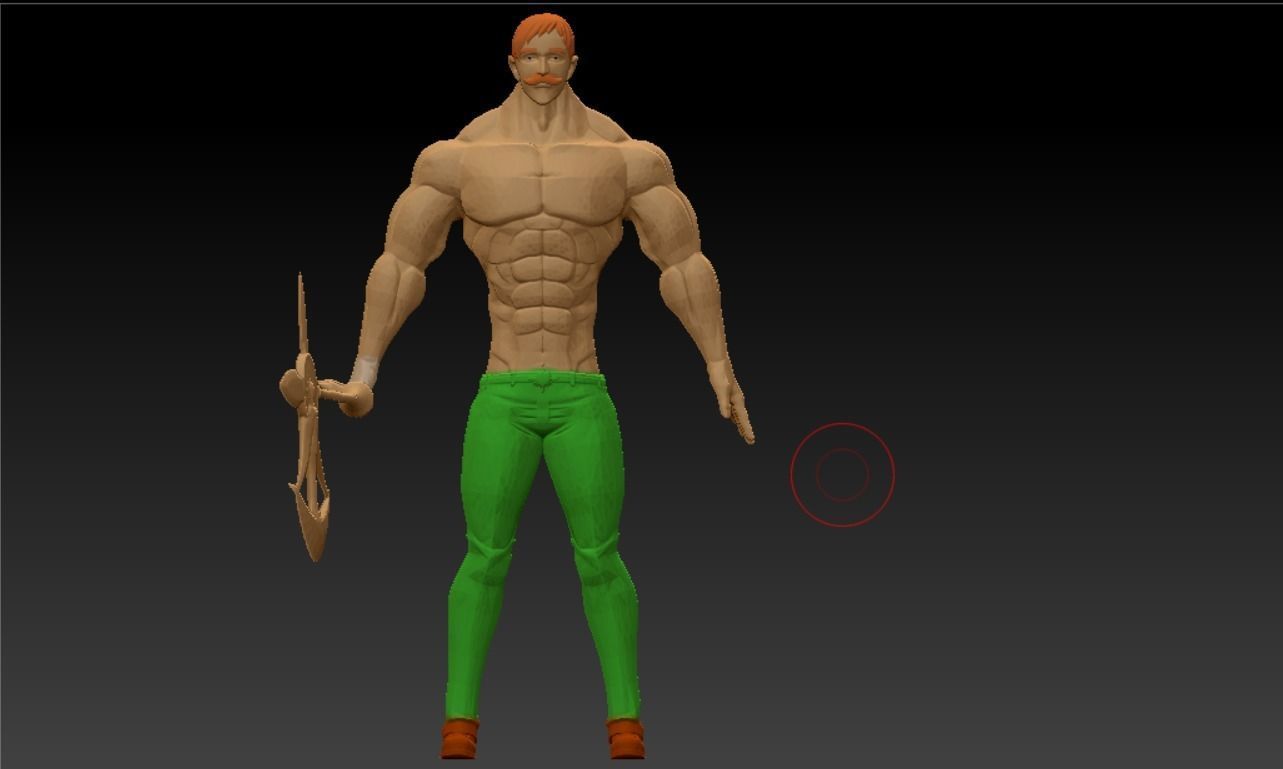 Escanor from Nanatsu no Taizai 3D model_1