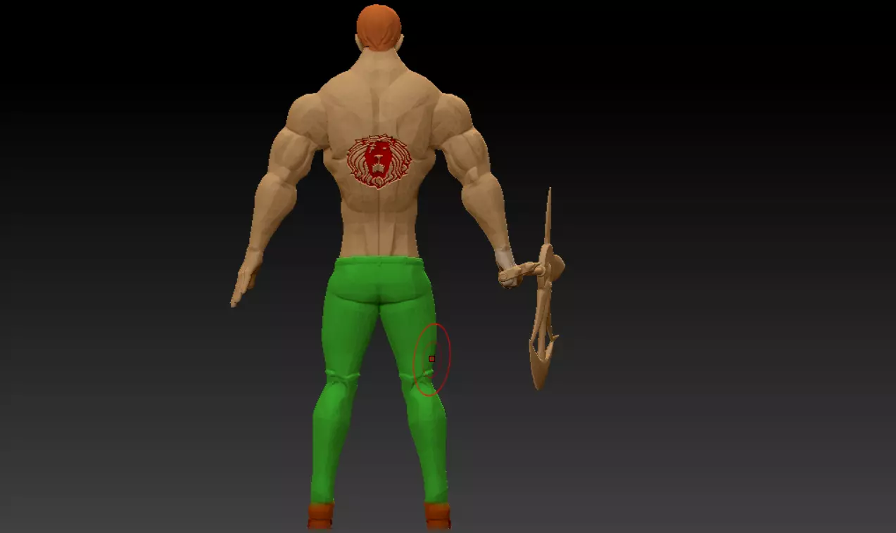 Escanor from Nanatsu no Taizai 3D model_0