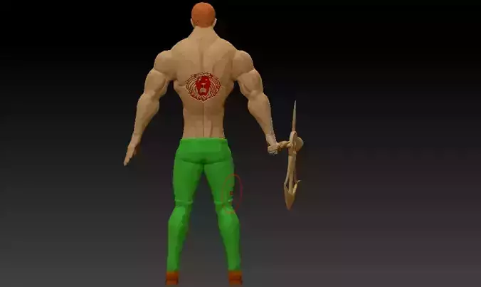 Escanor from Nanatsu no Taizai 3D model