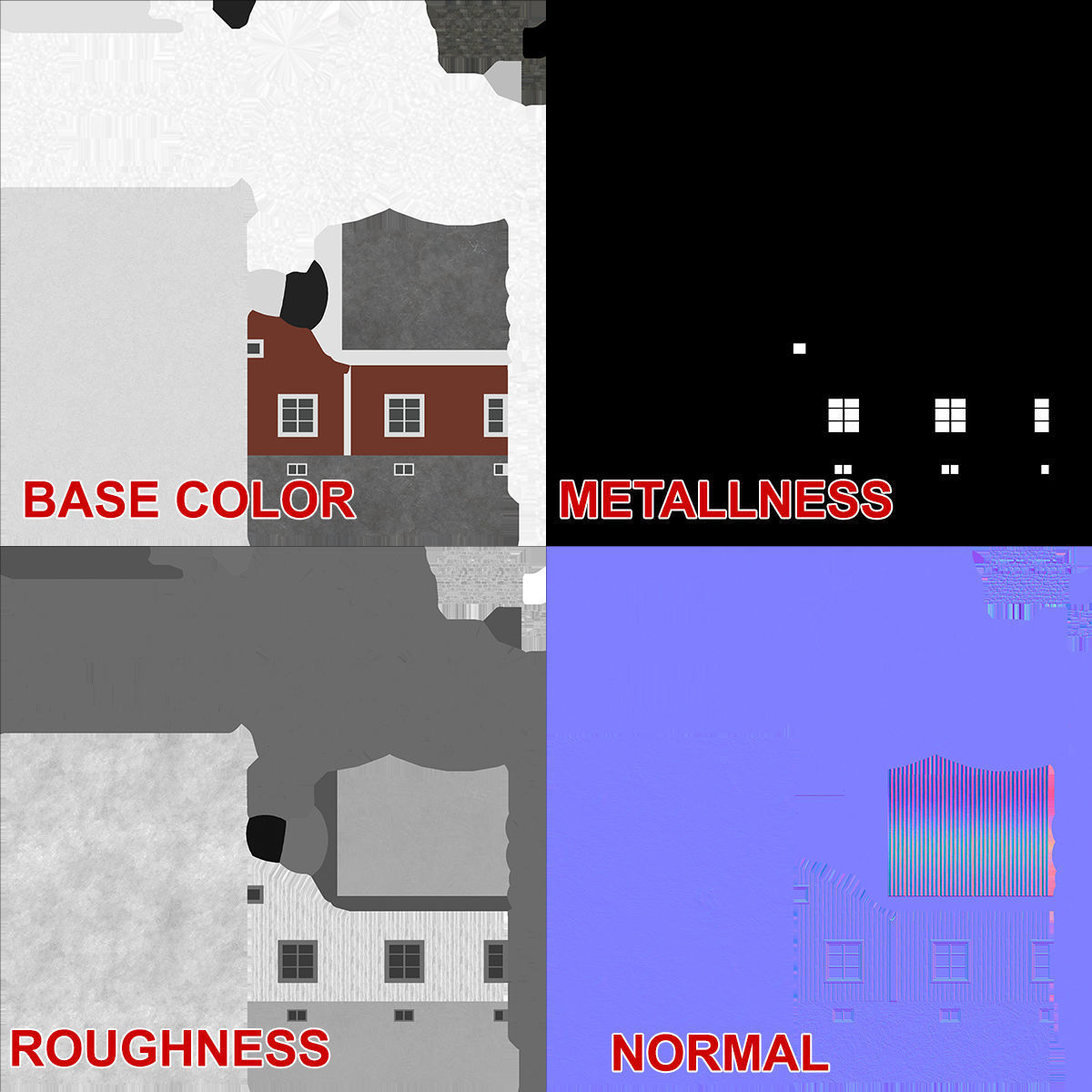 Light House Haken Low-poly 3D model_14