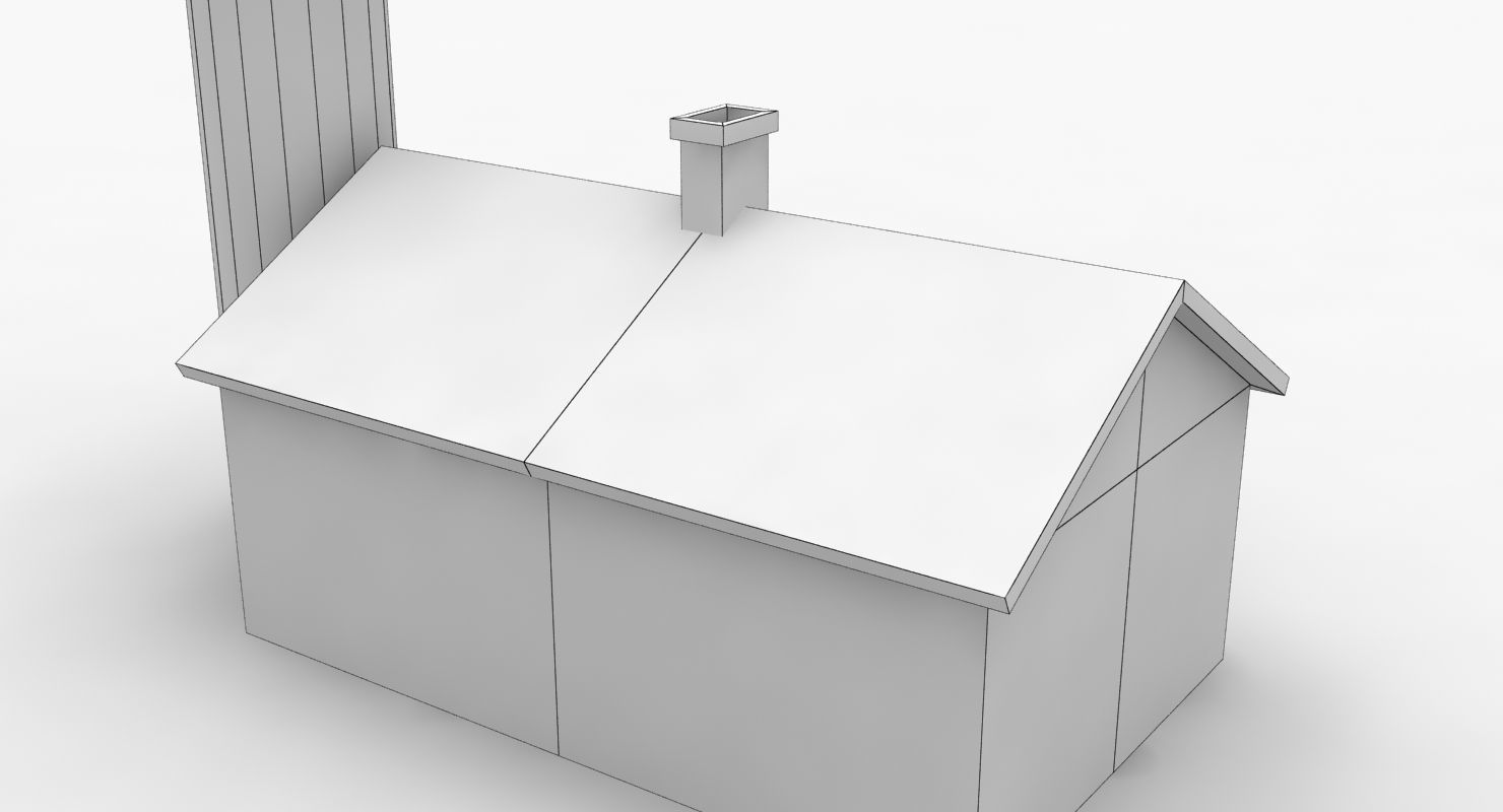 Light House Haken Low-poly 3D model_11