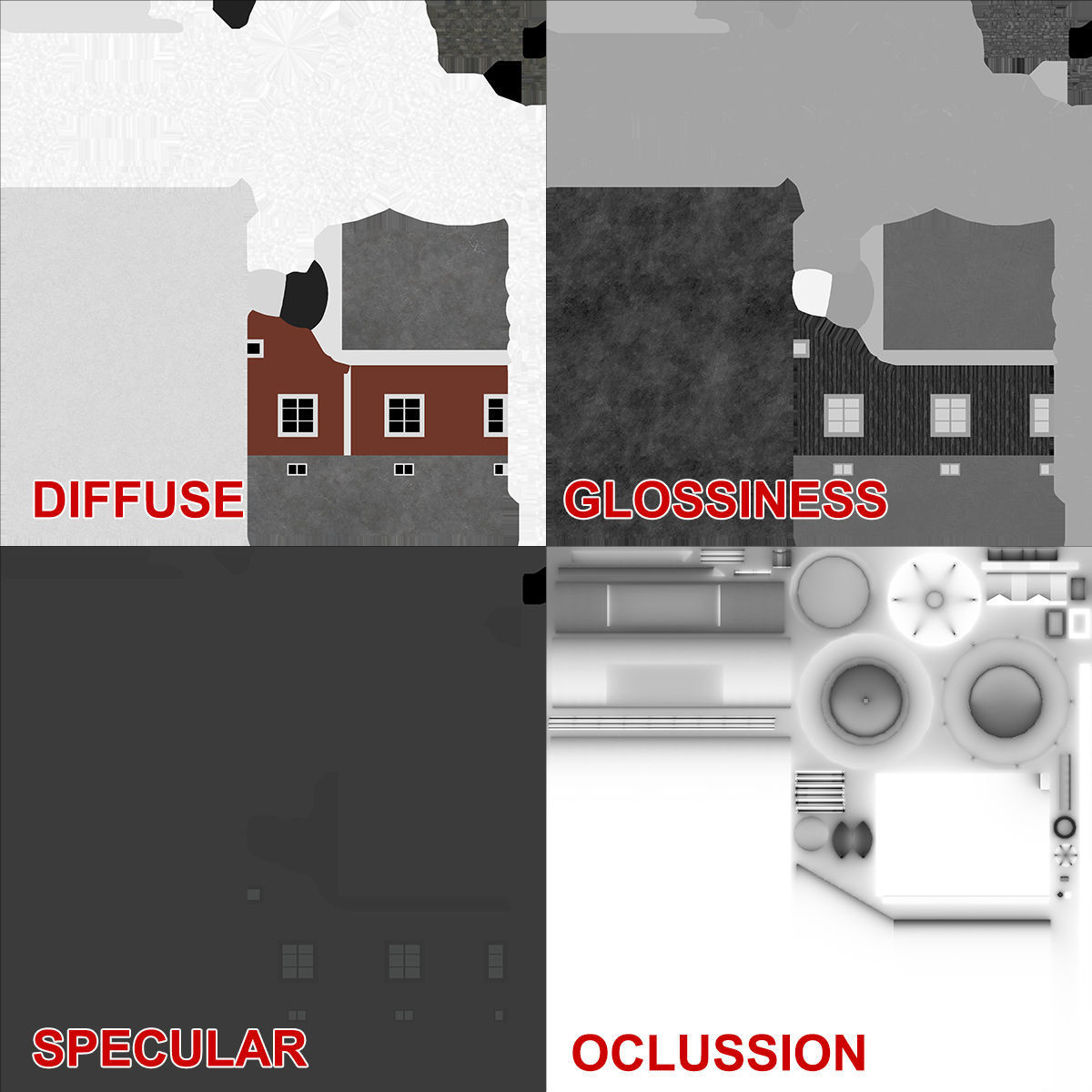 Light House Haken Low-poly 3D model_13