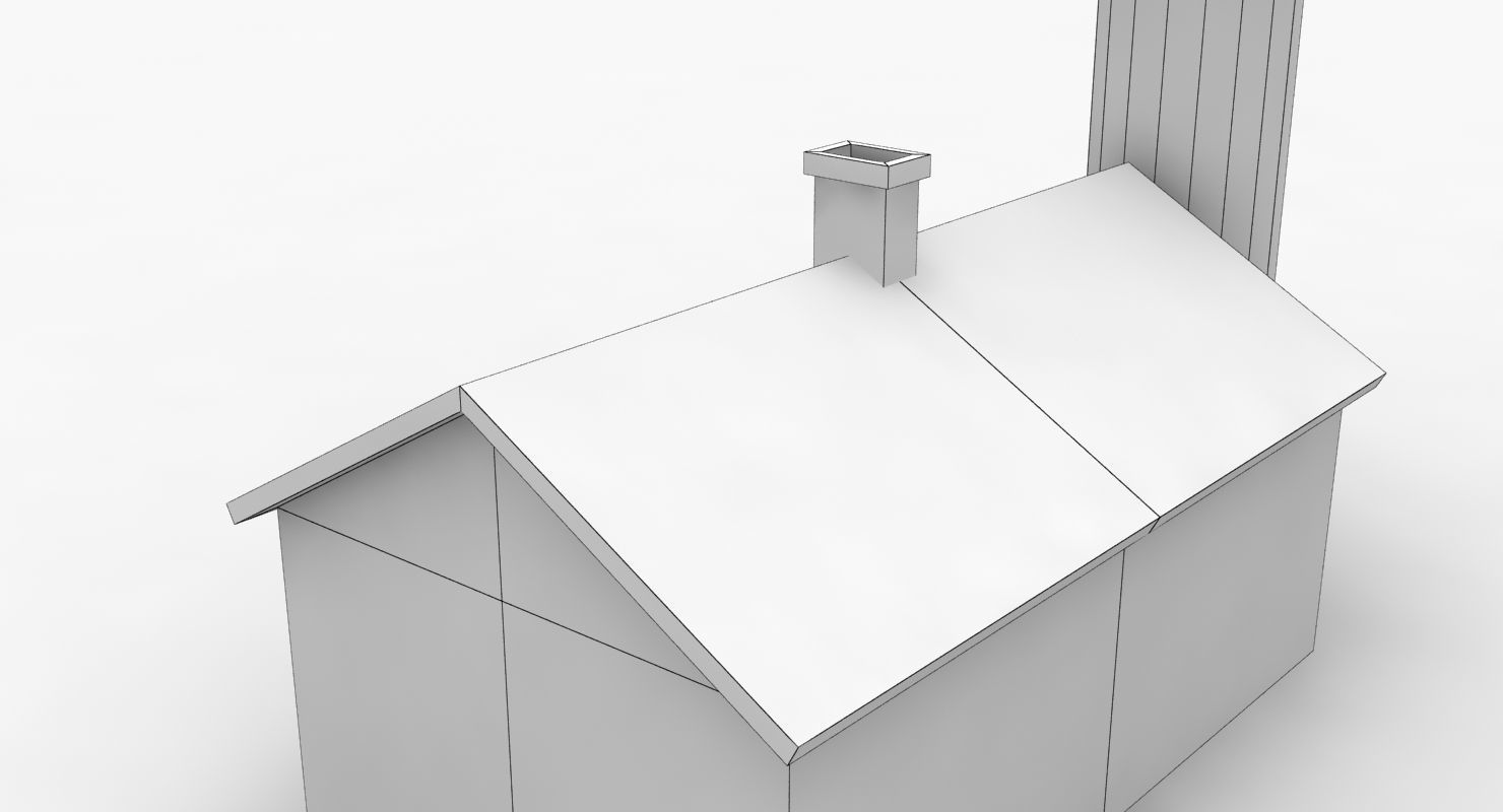 Light House Haken Low-poly 3D model_10