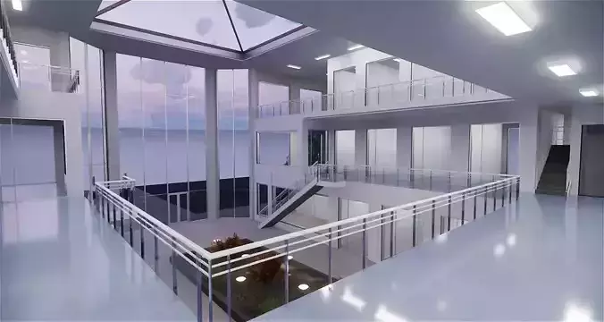 Shopping mall Revit 3D model 3D model