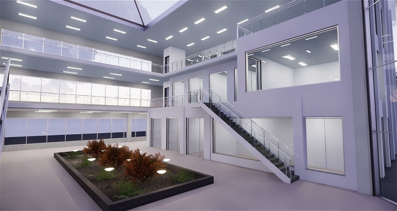 Shopping mall Revit 3D model 3D model_6