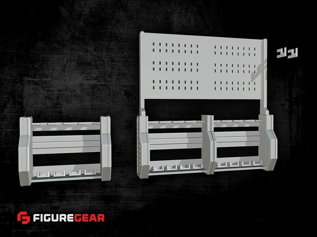 Armory Set for 6 Inch Action Figures 3D print model_2