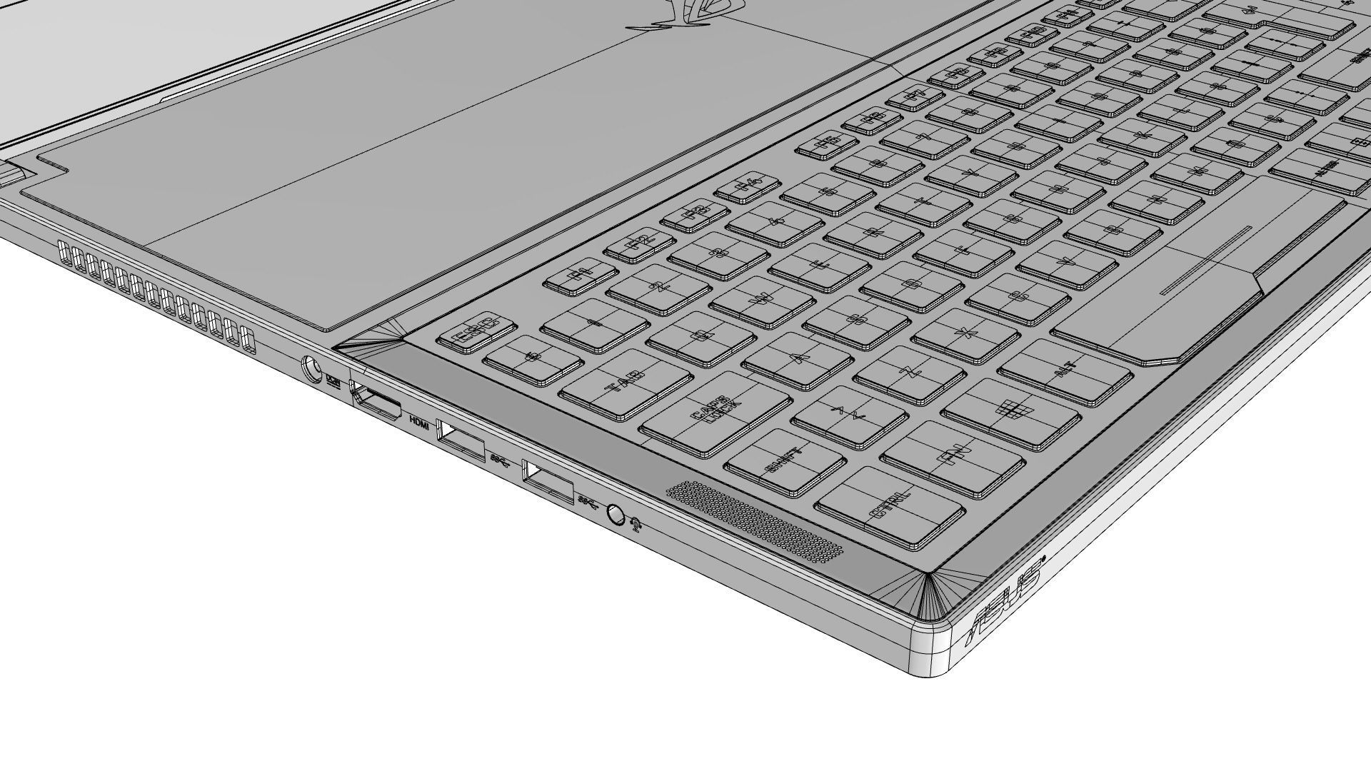 Asus ROG Zephyrus GX501 Gaming Notebook 3D model_5