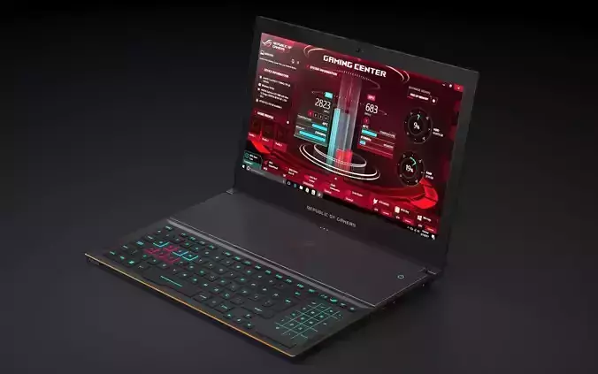 Asus ROG Zephyrus GX501 Gaming Notebook 3D model