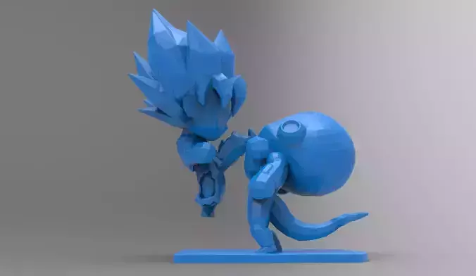 Goku vs Freezer Chibi