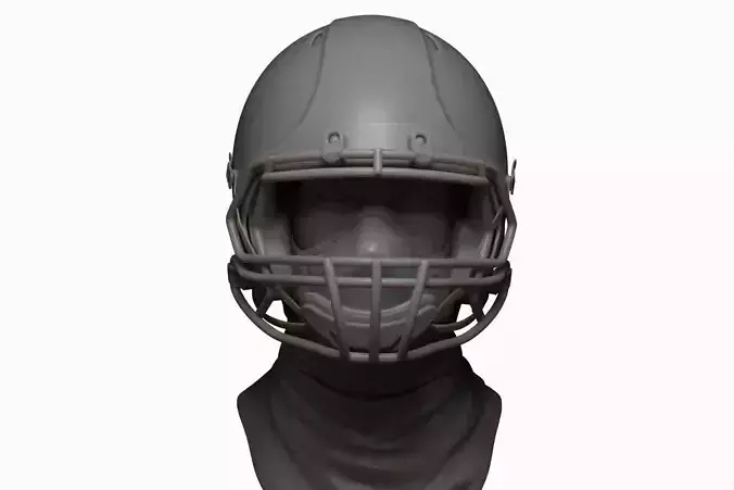 Football Helmet 3D printable Zbrush file 