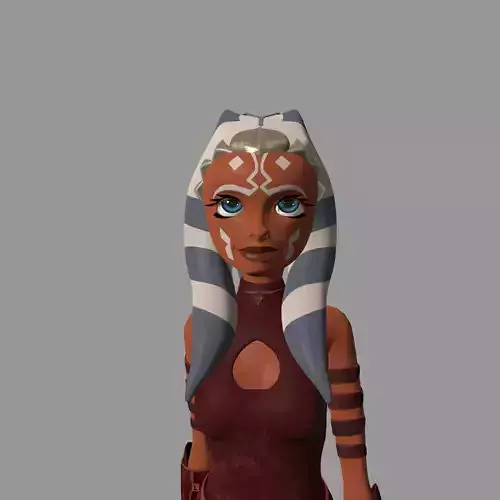Ahsoka female character from star wars
