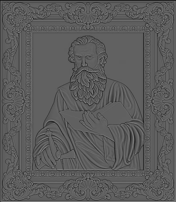 Saint paul 3d model 3D print model_4