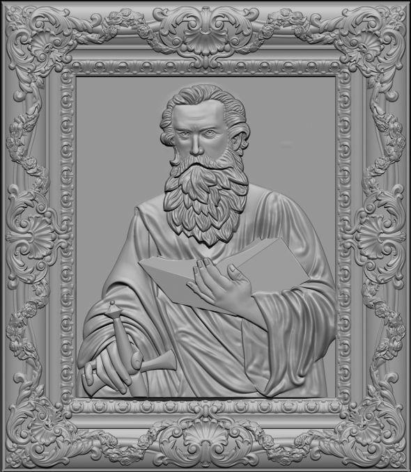Saint paul 3d model 3D print model_5