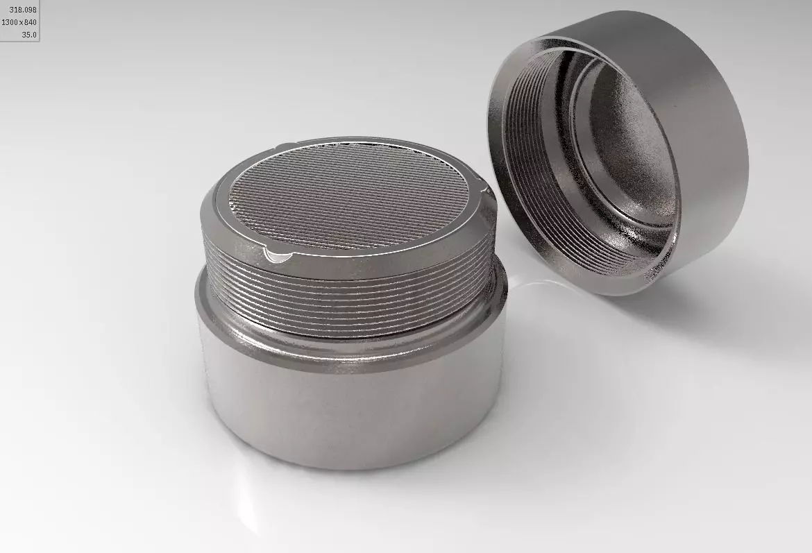 medical aseptic container 3D model
