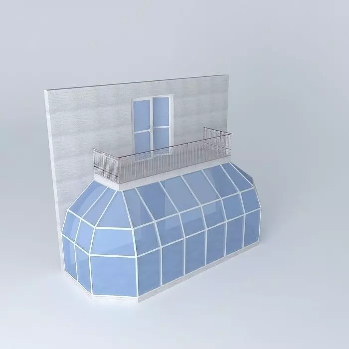 Eco house Free 3D model_0