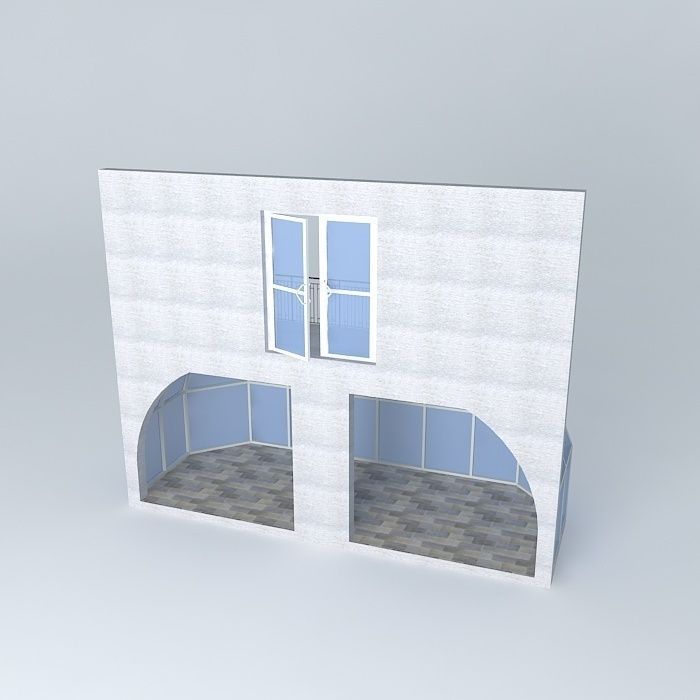 Eco house Free 3D model_1