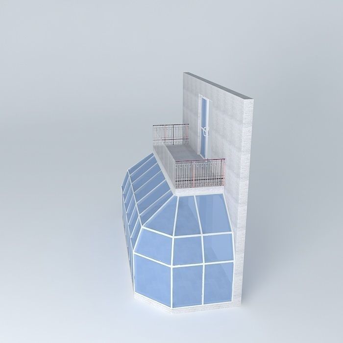 Eco house Free 3D model_2