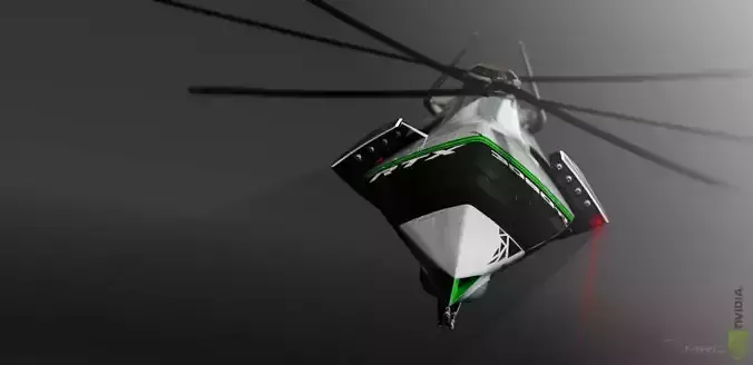 Nvidia RTX concept helicopter