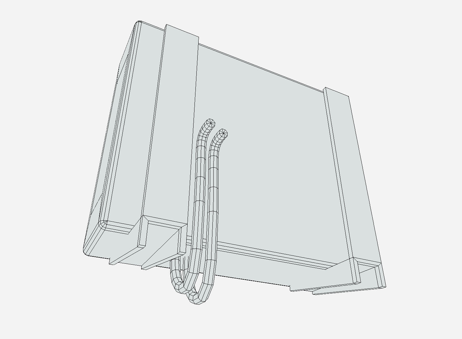 Aircon - Air Conditioner Low-poly 3D model_6