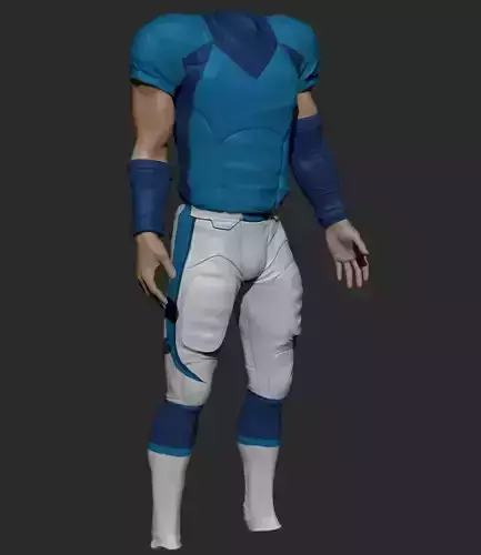 football Uniform with UV Textures