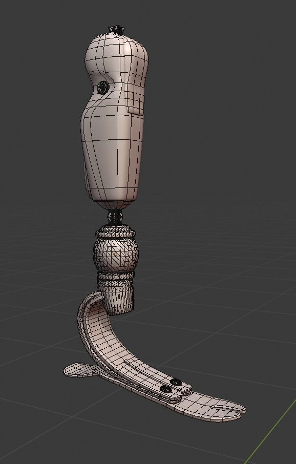 leg protesis 3D model_4