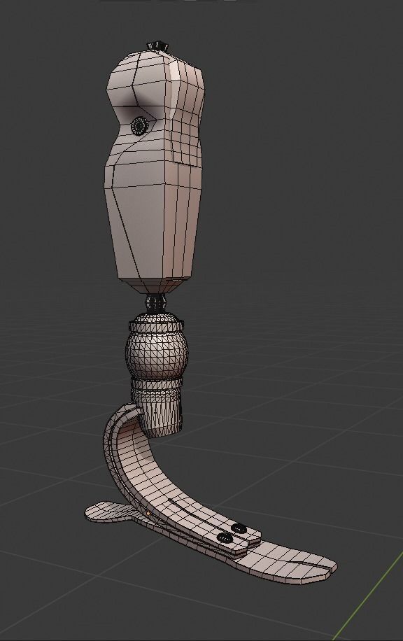leg protesis 3D model_3
